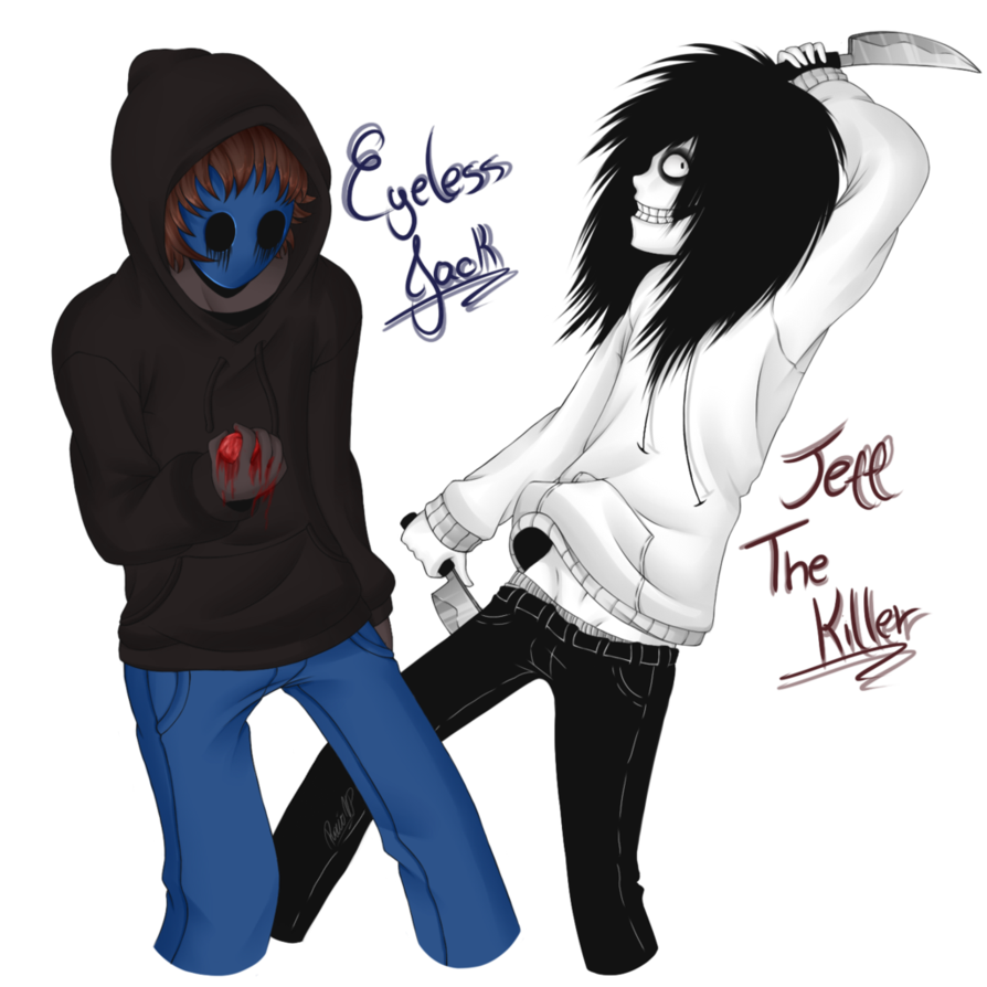 Jeff the Killer photo: Jeff the killer and eyeless jack null_zps1732c39e.png