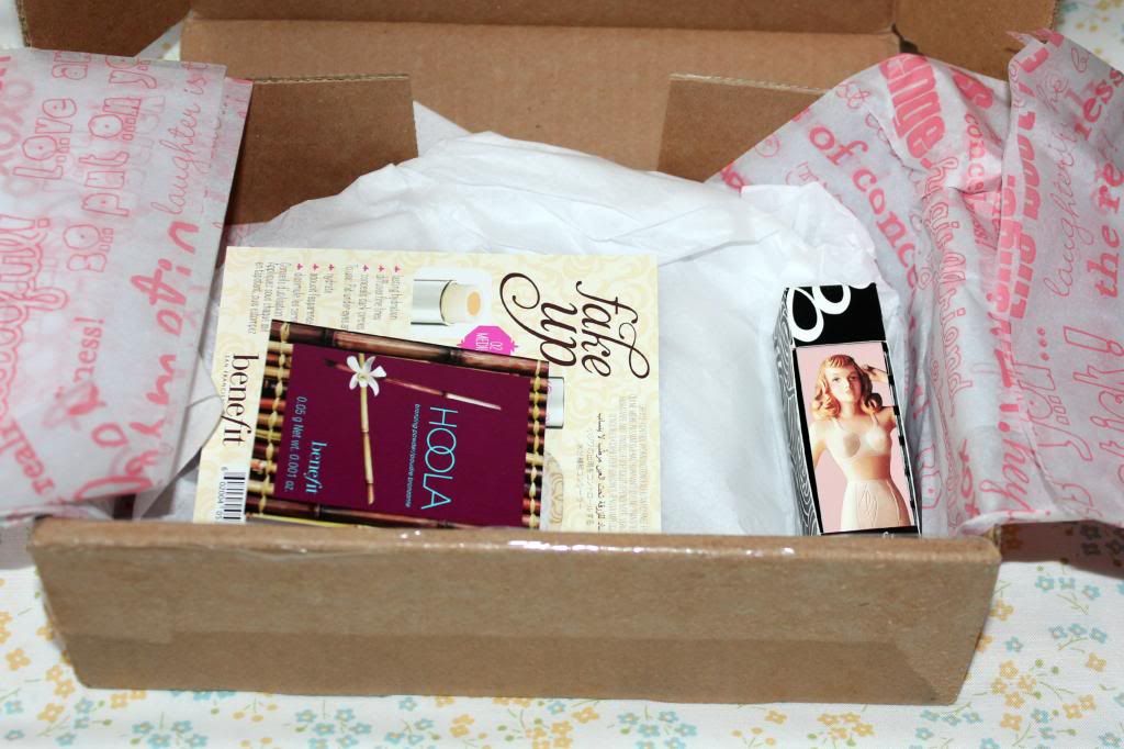 Benefit Product Order Packaging Contents