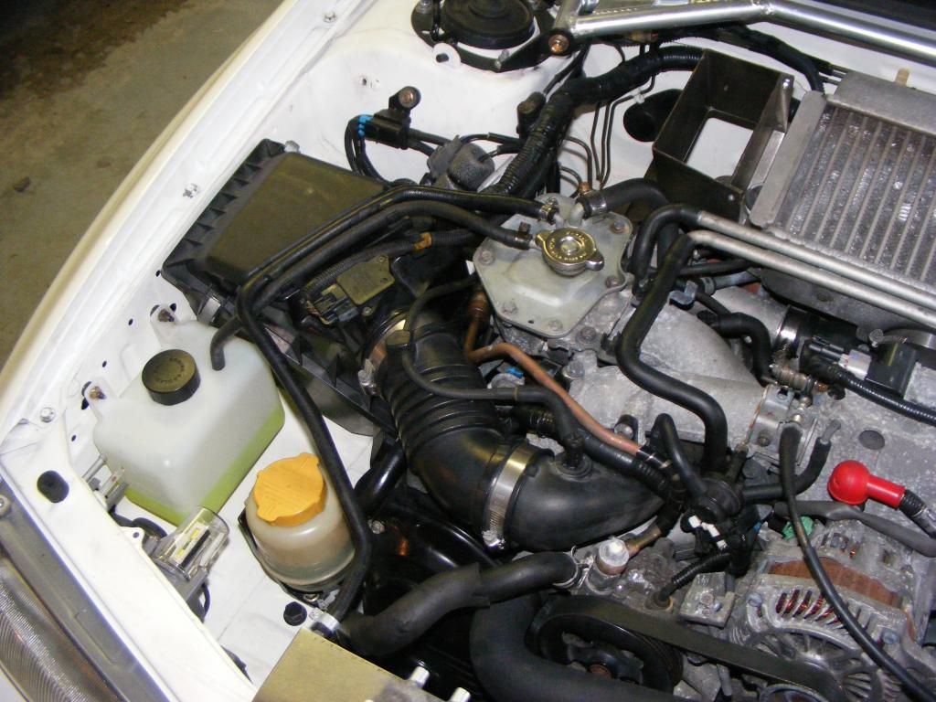 wrx swap power steering reservoir mounting Subaru Impreza GC8 & RS