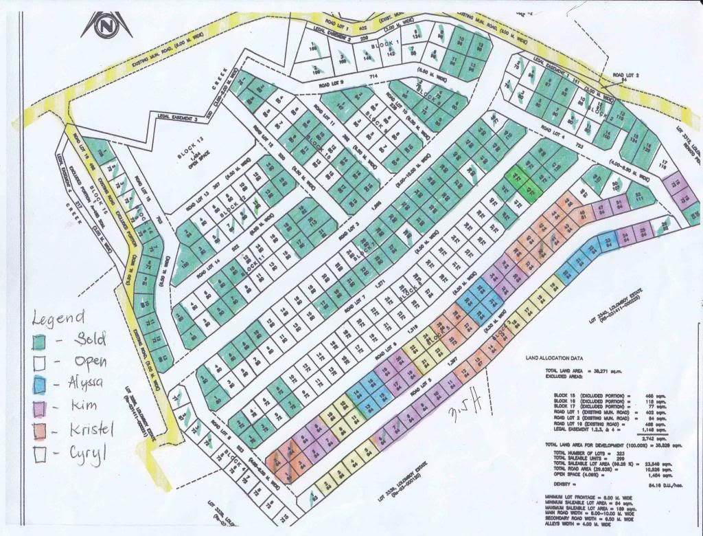 Villa Emerenciana - Development Site Map