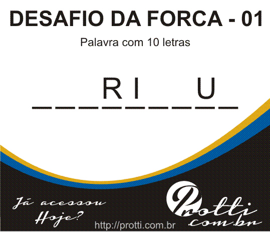 Desafio da Forca - 01