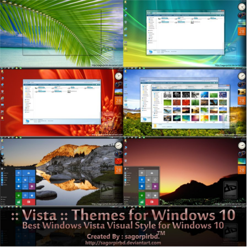 Windows Vista Themes On Deviantart