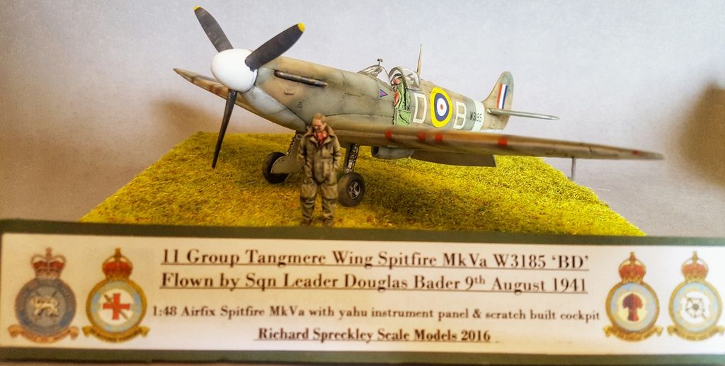 148 Spitfire Mkva Douglas Bader Tangmere Wing Ready For Inspection Aircraft 5732