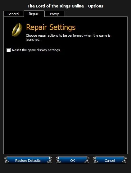 Lotro error 201 fix