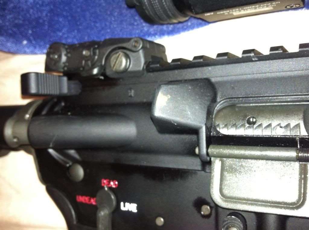 Wear on brass deflector