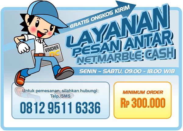 Modoo Marble - Elsword Indonesia - Layanan Pesan Antar - Netmarble Cash NC