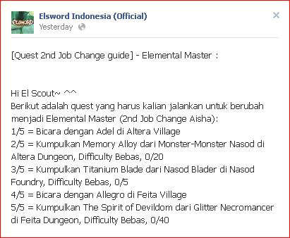 Elemental Master Quest - Elsword Indonesia