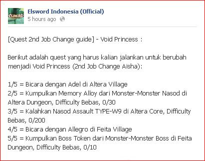 Void Princess Quest - Elsword Indonesia