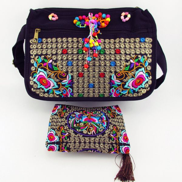 hippie makeup bag