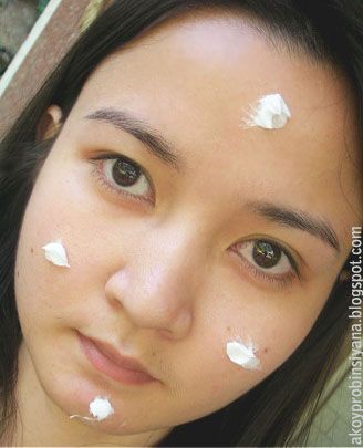 How to put cold cream in the face