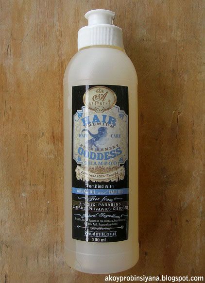 Full size bottle of Absynthe Hair Shampoo