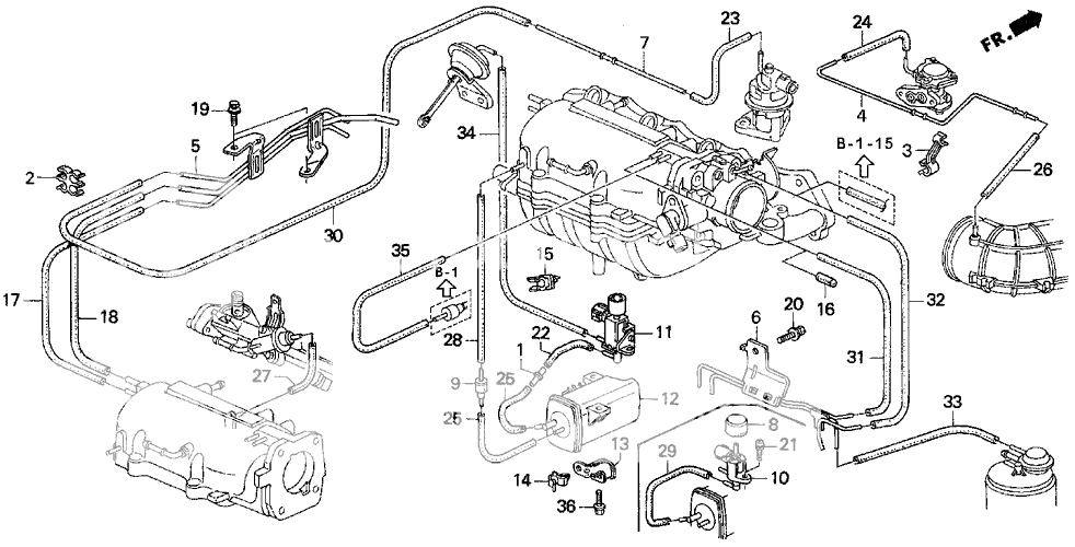 2004 Honda Crv Engine Parts Diagram