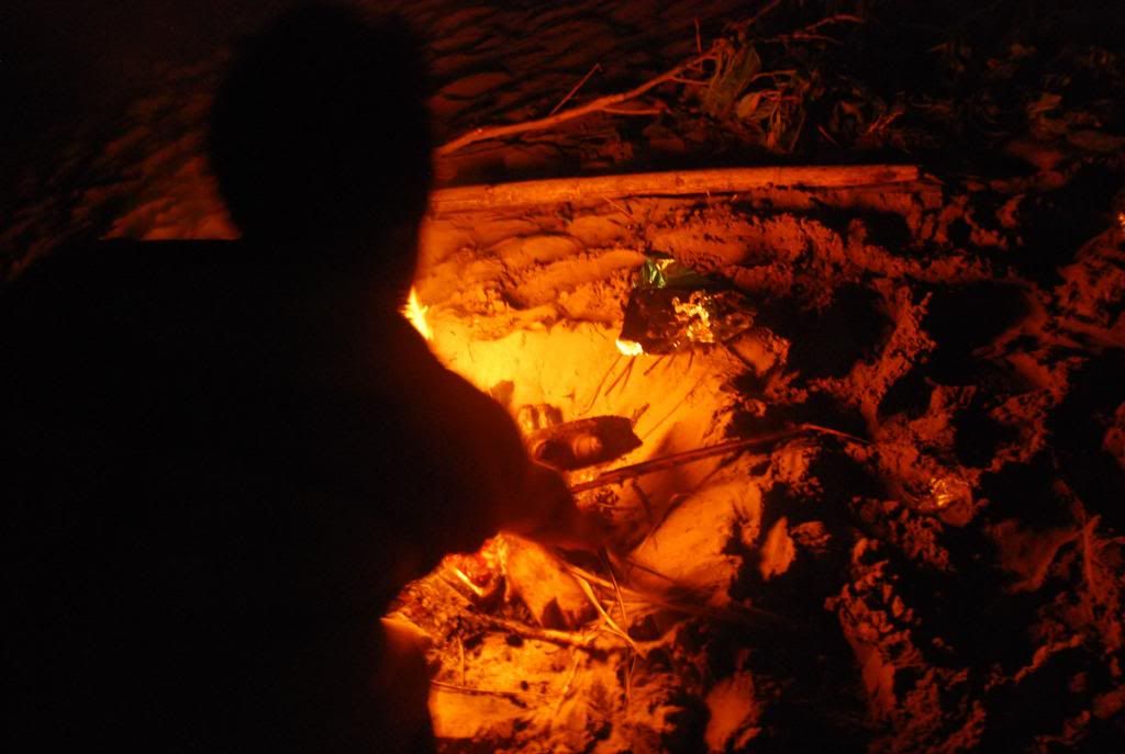 bonfire on tonsupa beach