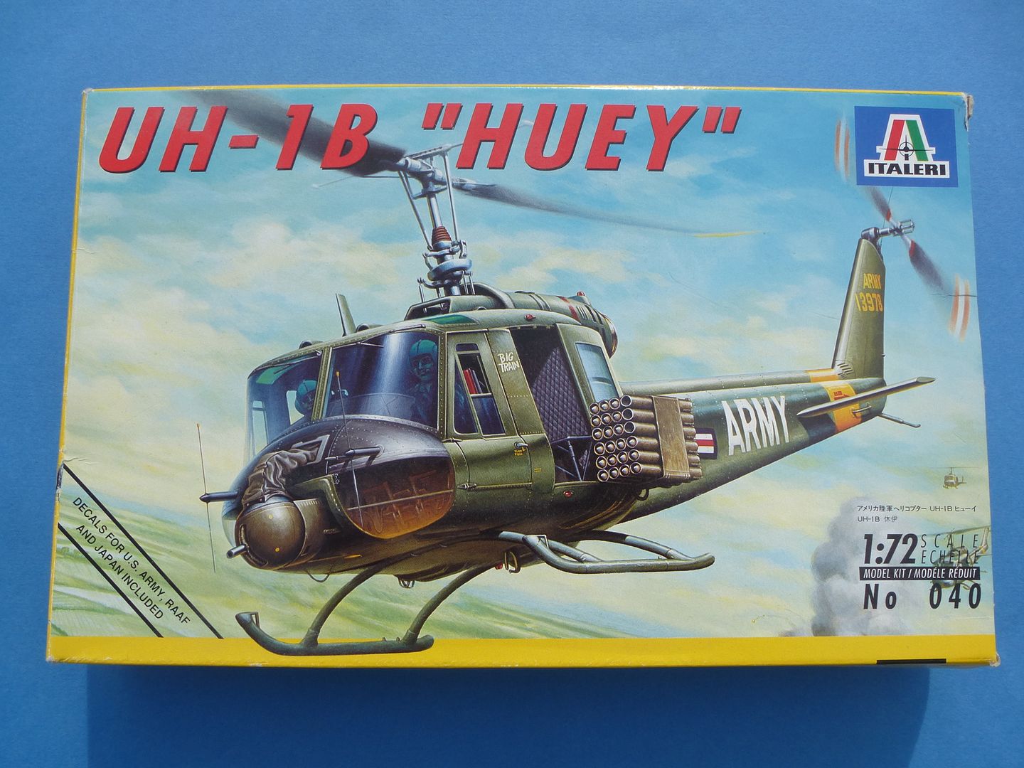 1/72 Italeri UH-1B Huey in a Japanese Scheme - Bell Huey STGB ...